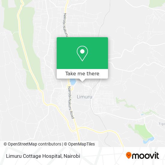 Limuru Cottage Hospital map