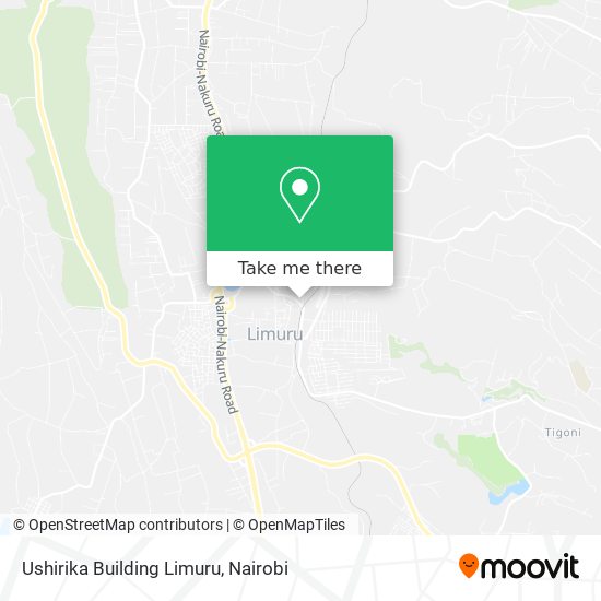 Ushirika Building Limuru map