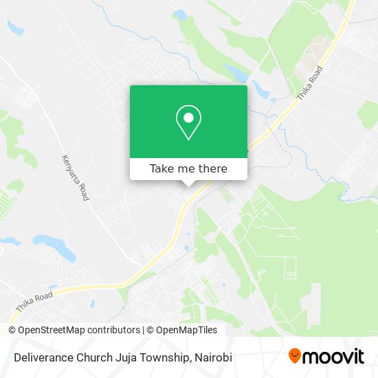 Deliverance Church Juja Township map