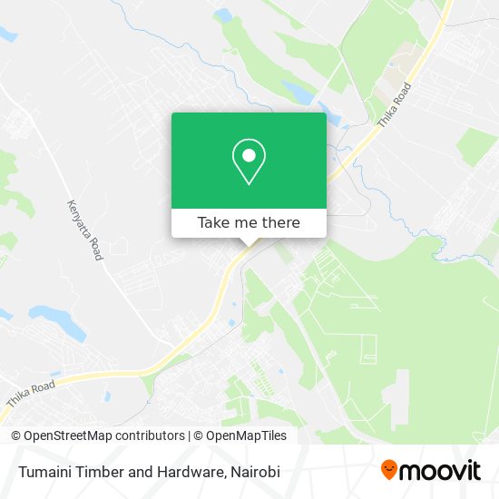 Tumaini Timber and Hardware map