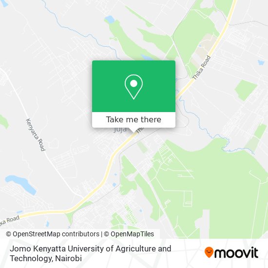 Jomo Kenyatta University of Agriculture and Technology map