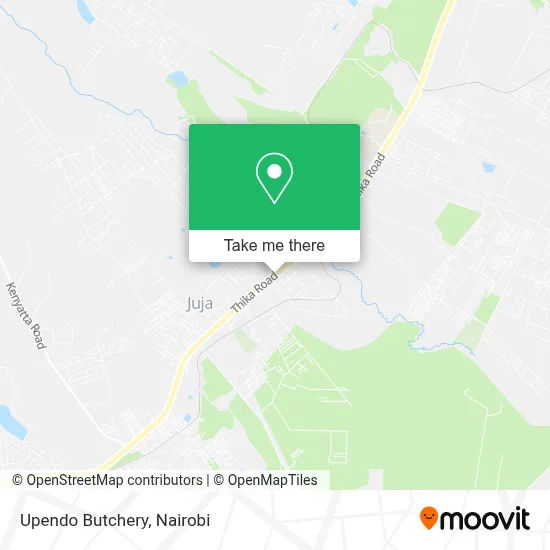 Upendo Butchery map