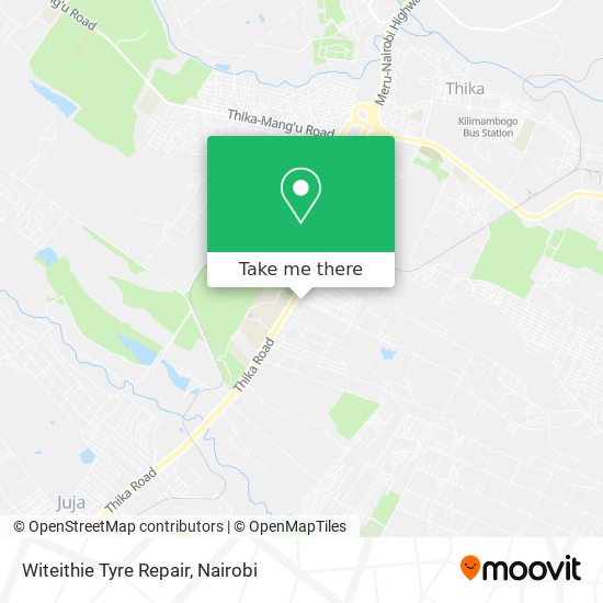 Witeithie Tyre Repair map