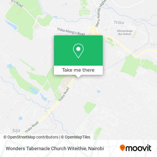 Wonders Tabernacle Church Witeithie map