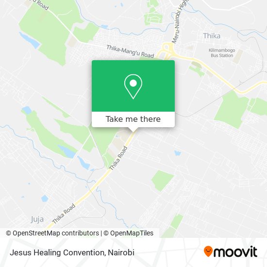 Jesus Healing Convention map