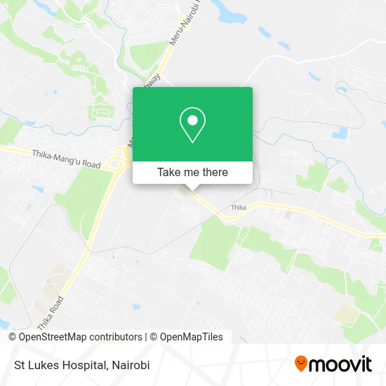 St Lukes Hospital map
