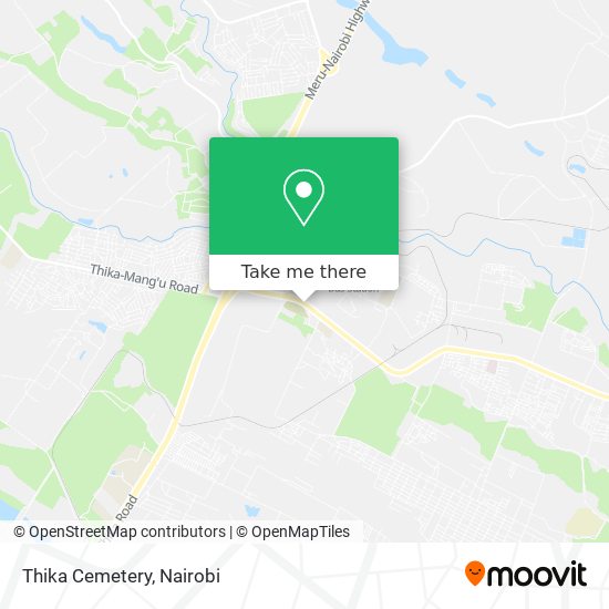 Thika Cemetery map