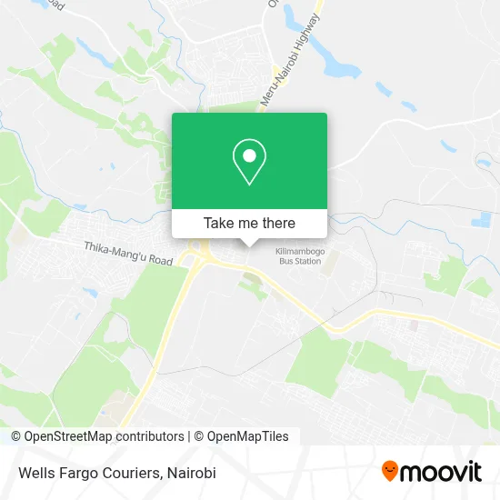 Wells Fargo Couriers map