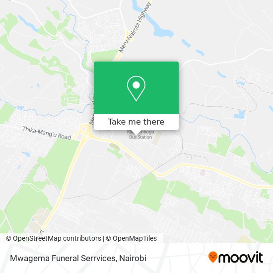 Mwagema Funeral Serrvices map