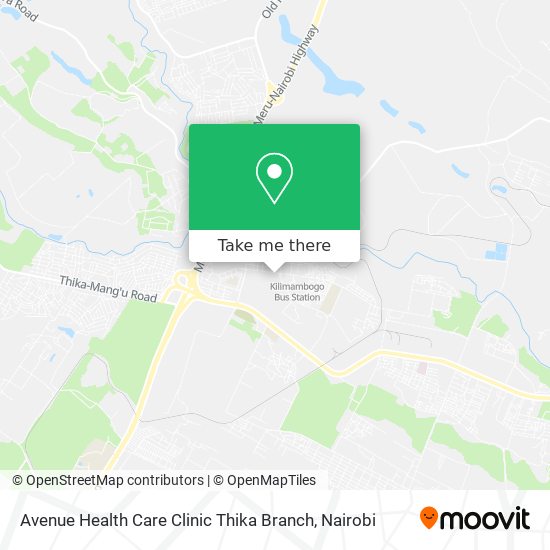 Avenue Health Care Clinic Thika Branch map