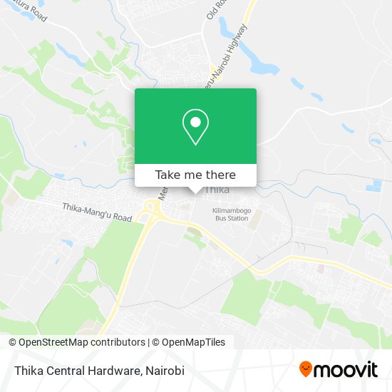 Thika Central Hardware map