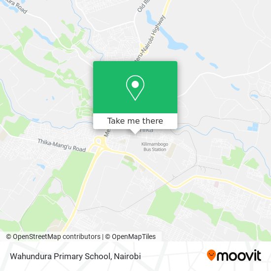 Wahundura Primary School map