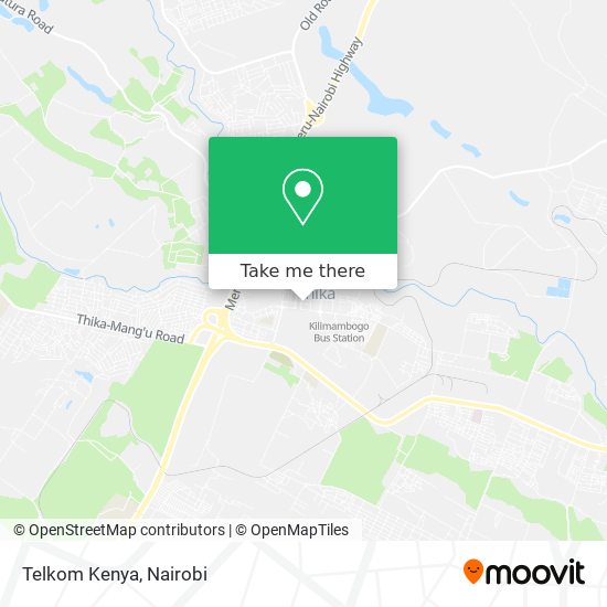 Telkom Kenya map