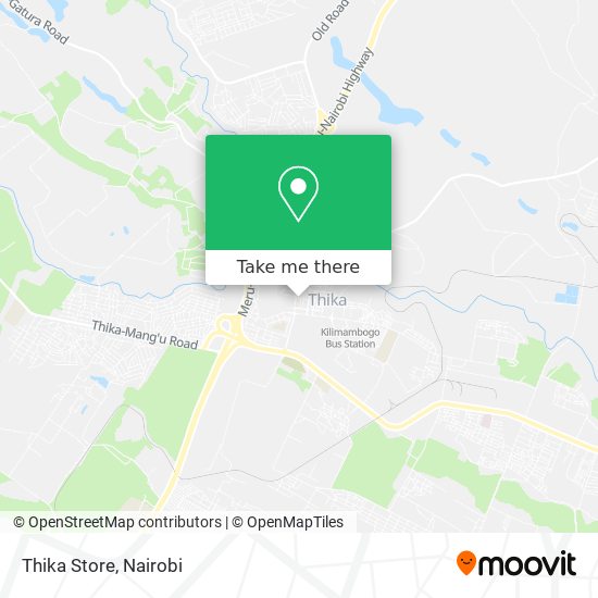 Thika Store map