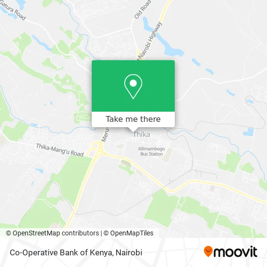 Co-Operative Bank of Kenya map