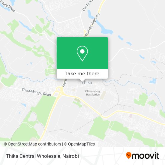Thika Central Wholesale map