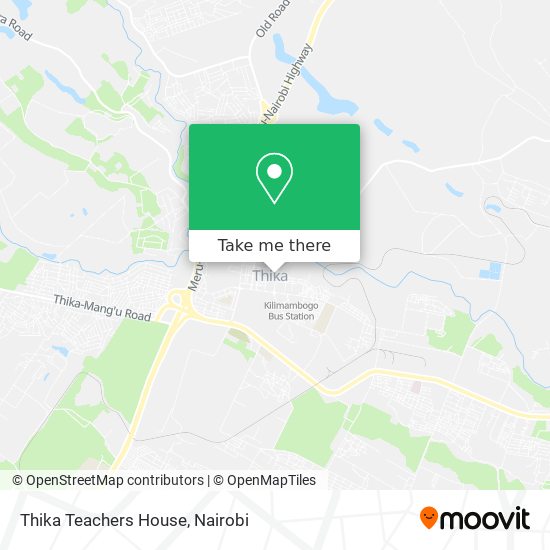 Thika Teachers House map