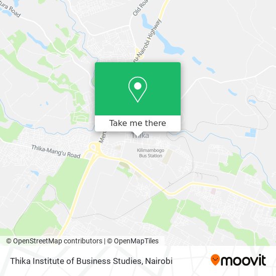 Thika Institute of Business Studies map