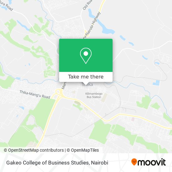 Gakeo College of Business Studies map