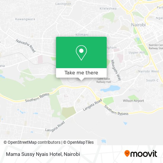 Mama Sussy Nyais Hotel map