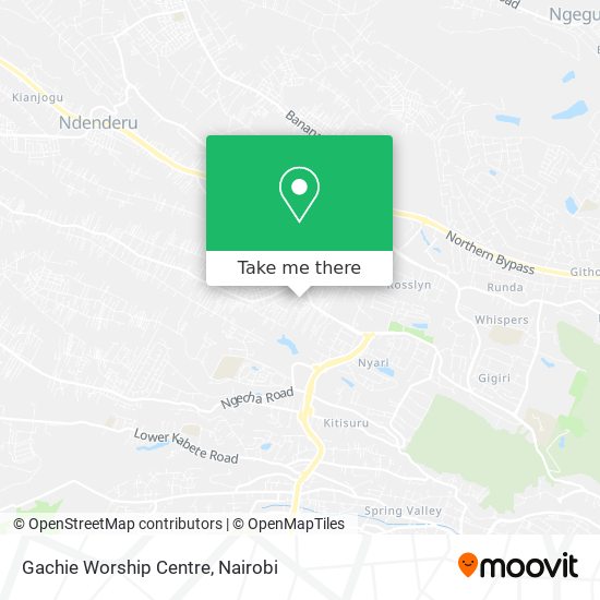 Gachie Worship Centre map
