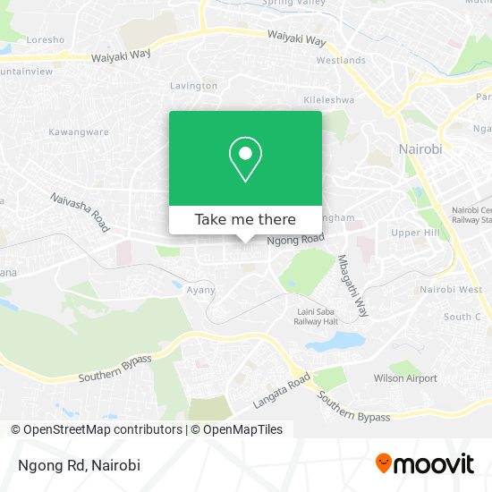 Ngong Rd map