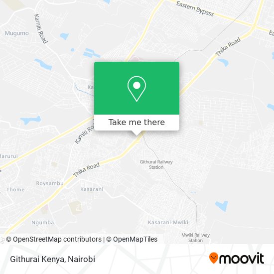 Githurai Kenya map