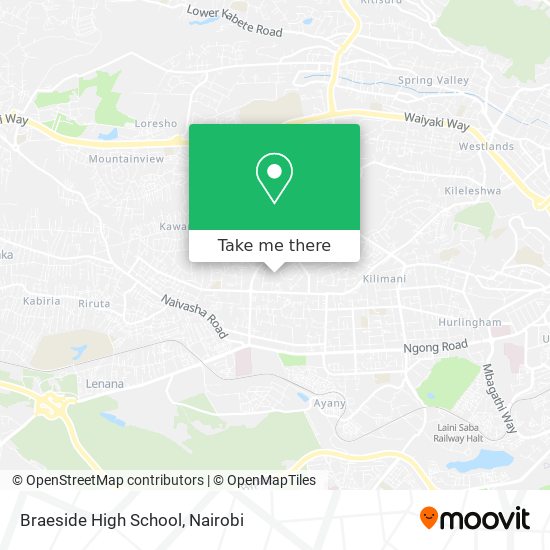 Braeside High School map