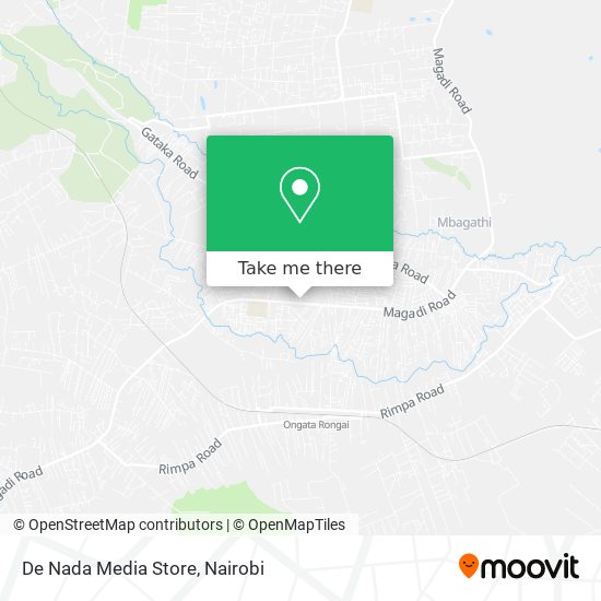 De Nada Media Store map