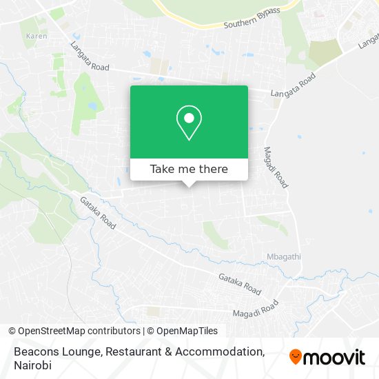 Beacons Lounge, Restaurant & Accommodation map