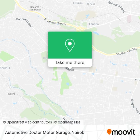 Automotive Doctor Motor Garage map