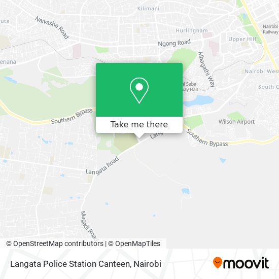 Langata Police Station Canteen map