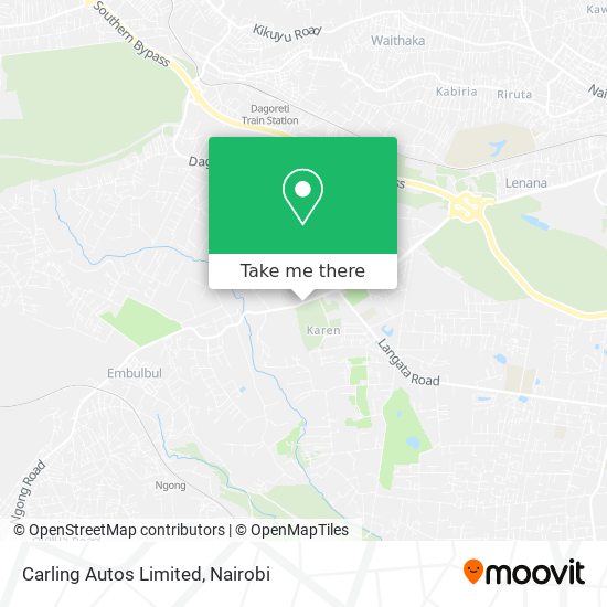 Carling Autos Limited map