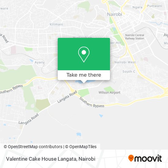 Valentine Cake House Langata map