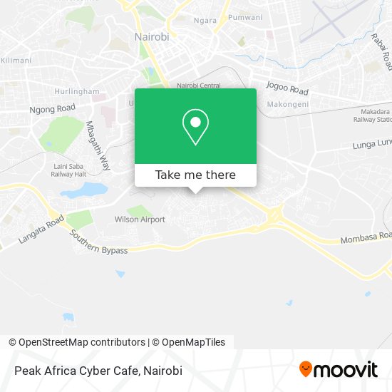 Peak Africa Cyber Cafe map