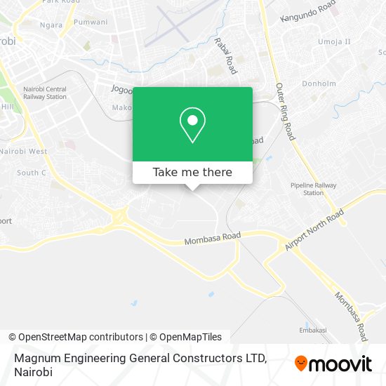 Magnum Engineering General Constructors LTD map