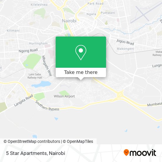 5 Star Apartments map