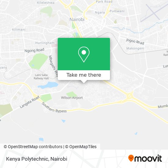 Kenya Polytechnic map