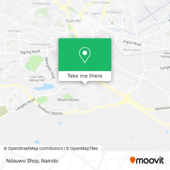 Ndauwo Shop map