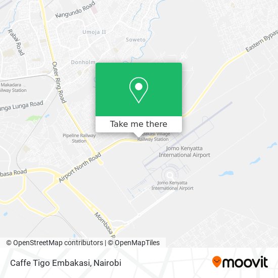 Caffe Tigo Embakasi map