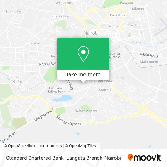 Standard Chartered Bank- Langata Branch map