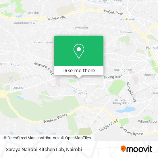 Saraya Nairobi Kitchen Lab map