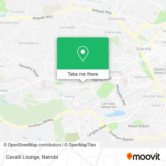 Cavalli Lounge map