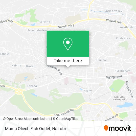 Mama Oliech Fish Outlet map