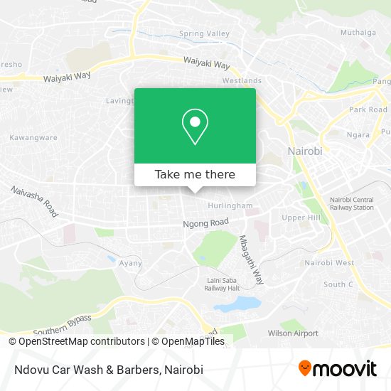 Ndovu Car Wash & Barbers map