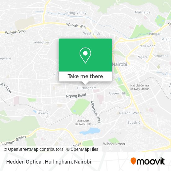 Hedden Optical, Hurlingham map