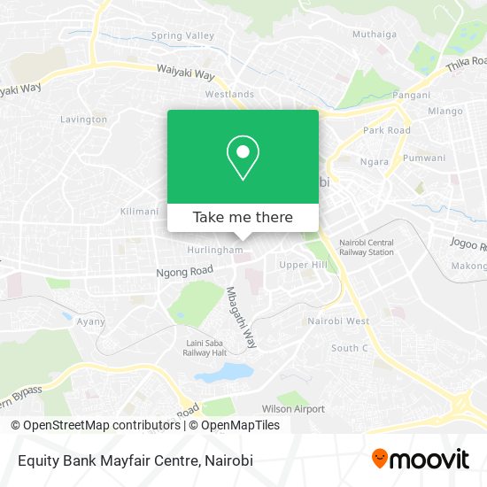 Equity Bank Mayfair Centre map