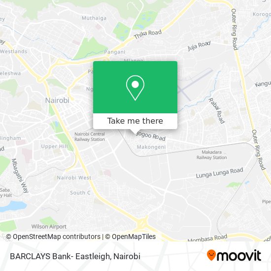 BARCLAYS Bank- Eastleigh map
