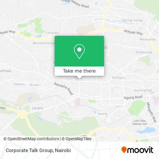 Corporate Talk Group map