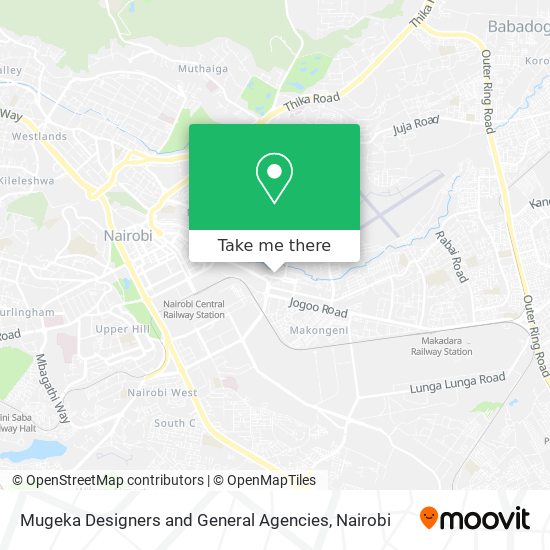 Mugeka Designers and General Agencies map